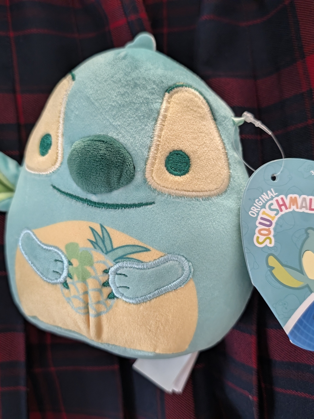 Original Squishmallows Kids Pineapple Plush in Teal